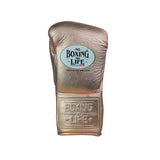 No Boxing No Life Guantes de Entrenamiento - Dorado Metálico/ Negro