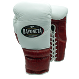 Bayoneta PuLat Guantes de Entrenamiento - Piel de Cocodrilo Roja/ Blanco
