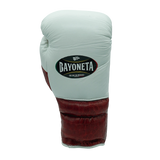 Bayoneta PuLat Guantes de Entrenamiento - Piel de Cocodrilo Roja/ Blanco