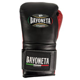 Bayoneta Premium PuLat Horse Hair Gloves - Black/ Metallic Red