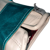 Bayoneta Premium PUL HH - Aguamarina Metálico/ Blanco Perla
