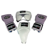 Full Sparring Set - Lila/ Oxford/ White/ Metallic Silver