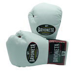 Bayoneta Premium MX - Guantes de Pelo de Caballo - Blanco/ Verde Pino/ Rojo