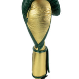 No Boxing No Life Training Gloves - Pine Green/ Metallic Gold