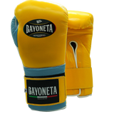 Bayoneta Premium Guantes Multicapa + HH - Amarillo/ Azul Cielo/ Blanco