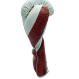 Bayoneta PuLat Guantes de Entrenamiento - Piel de Cocodrilo Roja/ Blanco
