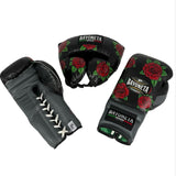 Set Bayoneta - Exclusive Custom "Traditional Tattoo Flowers" Hand Painted - Gray/ Black