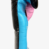 Bayoneta Premium PuLat Horse Hair Gloves - Black/ Baby Blue/ Pink Gum