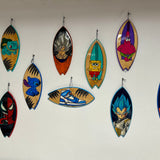 Stitch - Wooden Hand Painted Surfboard Replica