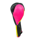 No Boxing No Life Fight Gloves - Black/ Yellow/ Neon Pink