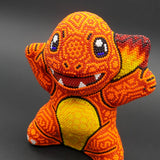 Pokemon Charmander - Arte Huichol Mexicano