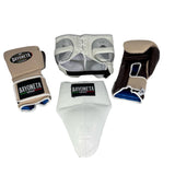 Full Sparring Set - Cream/ Brown/ White