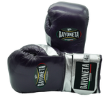 Bayoneta Guantes de Entrenamiento de Poliuretano + Látex - Purpura/ Plata Galáctico