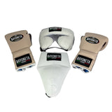 Full Sparring Set - Cream/ Brown/ White