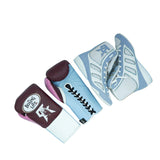 No Boxing No Life Kit - Burgundy/ White/ Pink/ Sky Blue - Sports Bag Red