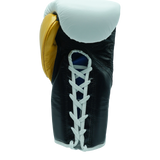 Bayoneta Premium MX - Guantes de Entrenamiento de Látex - Blanco/ Negro/ Dorado Caramelo