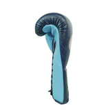 No Boxing No Life Fight Gloves - Navy Blue/ Sky Blue