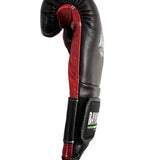 Bayoneta Premium PuLat Horse Hair Gloves - Black/ Metallic Red