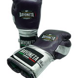Bayoneta Guantes de Entrenamiento de Poliuretano + Látex - Purpura/ Plata Galáctico