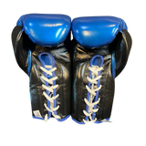 Bayoneta Premium MX - Guantes de Entrenamiento de Látex - Azul Eléctrico/ Negro