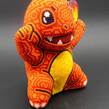 Pokemon Charmander - Arte Huichol Mexicano