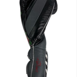 Bayoneta PuLat Gloves - Exclusive Custom "Traditional Tattoo Flowers" Hand Painted - Gray/ Black