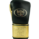 No Boxing No Life Training Gloves - Black/ Gold