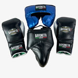 Full Sparring Set - Black/ Metallic Royal Blue/ Silver/ Gray/ Electric Blue