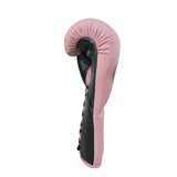 No Boxing No Life Fight Gloves - Baby Pink/ Black