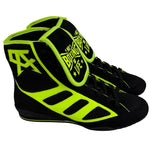 No Boxing No Life - Canelo Edition - Boxing Boots Black/ Neon Yellow