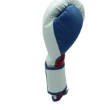 Bayoneta MX Latex Gloves - White/ Royal Blue/ Red