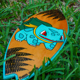 Bulbasaur - Replica de tabla de surf de madera pintada a mano