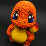 Pokemon Charmander - Mexican Huichol Art