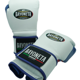 Bayoneta MX Latex Gloves - White/ Royal Blue/ Red