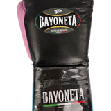 Bayoneta Premium PuLat Horse Hair Gloves - Black/ Baby Blue/ Pink Gum