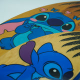 Stitch - Replica de tabla de surf de madera pintada a mano