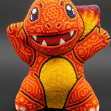 Pokemon Charmander - Arte Huichol Mexicano