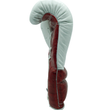 Bayoneta PuLat Guantes de Entrenamiento - Piel de Cocodrilo Roja/ Blanco