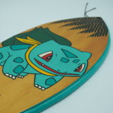 Bulbasaur - Replica de tabla de surf de madera pintada a mano