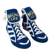 Pre Order: No Boxing No Life - Boxing Boots - Royal Blue