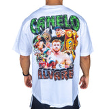White Oversize T-shirt - Canelo Alvarez “Undisputed”