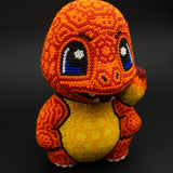 Pokemon Charmander - Mexican Huichol Art