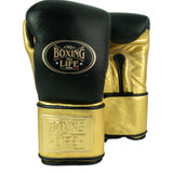 No Boxing No Life Training Gloves - Black/ Gold