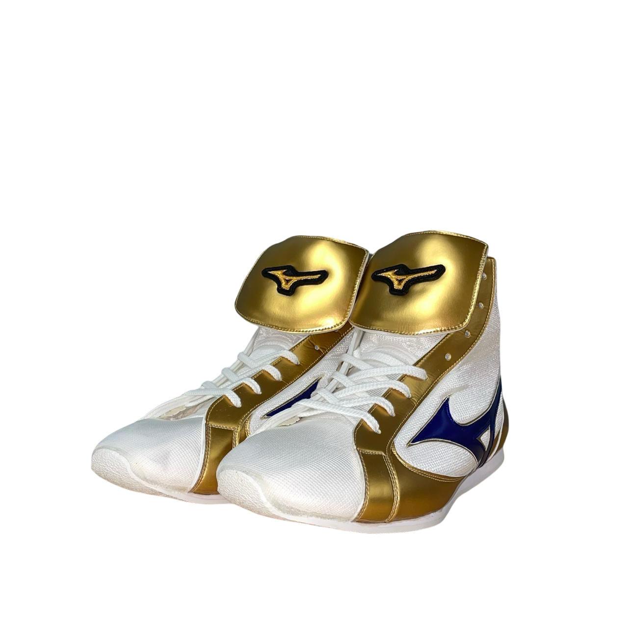 Mizuno EZ Spectra Low Cut Boxing Boots Gold/ White/ Blue