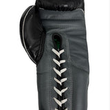 Bayoneta PuLat Gloves - Exclusive Custom "Traditional Tattoo Flowers" Hand Painted - Gray/ Black