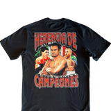 Black Oversize T-shirt - Herencia de Campeones