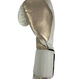 Bayoneta Premium Multilayer Horse Hair Gloves - White/ Metallic Rose Gold