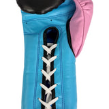 Bayoneta Premium PuLat Horse Hair Gloves - Black/ Baby Blue/ Pink Gum