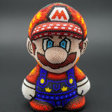 Mario Bros. Mario - Mexican Huichol Art