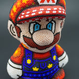 Mario Bros. Mario - Mexican Huichol Art